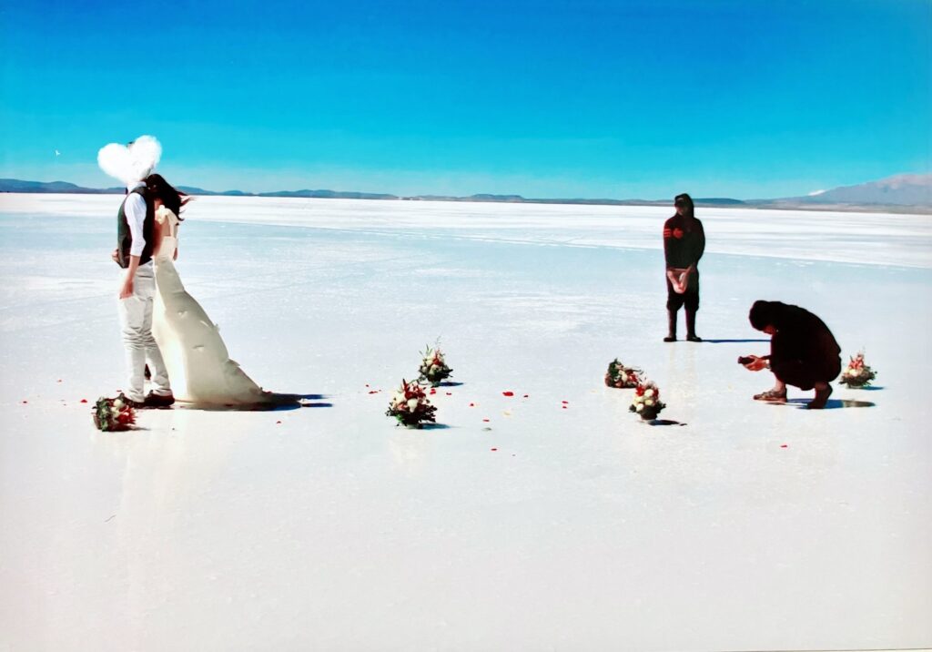 ウユニ塩湖結婚式準備