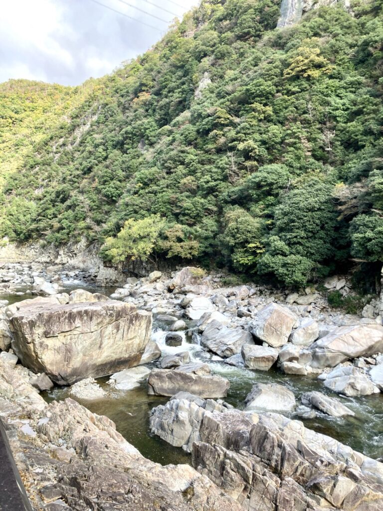 武庫川渓谷の岩