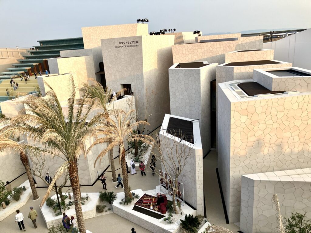 万博 サウジアラビア館 外観