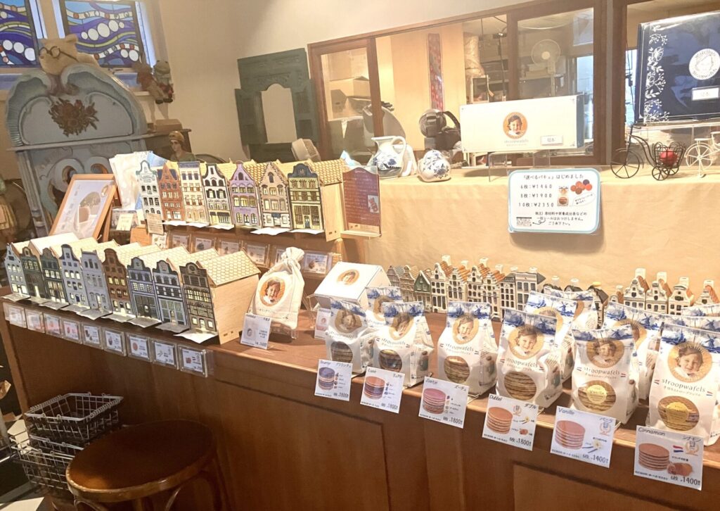 神戸 六甲 ワッフル 店内