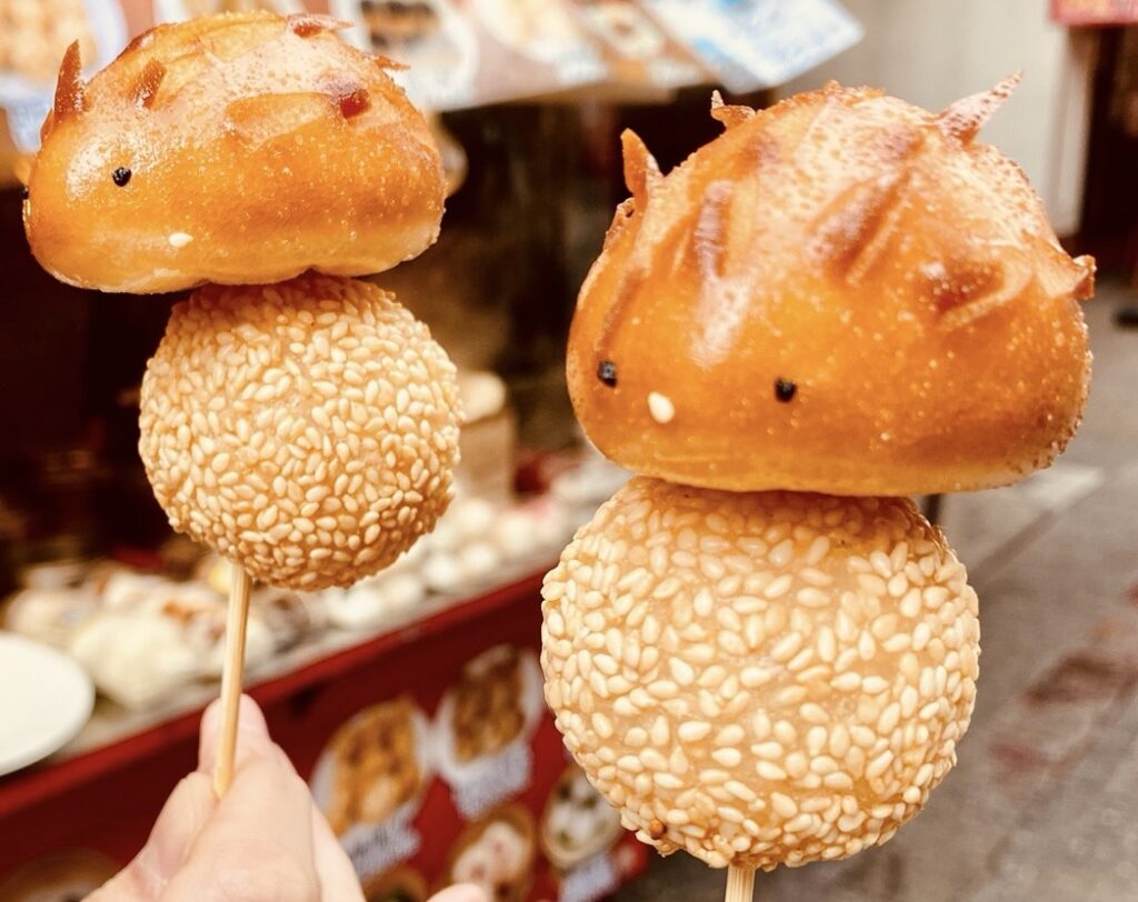 神戸 元町 中華街 ハリネズミ