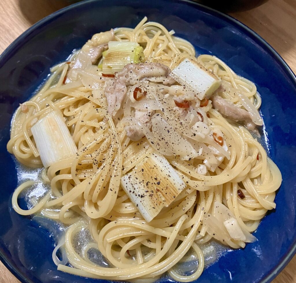 至高のペペロンチーノ 2人前 アレンジ