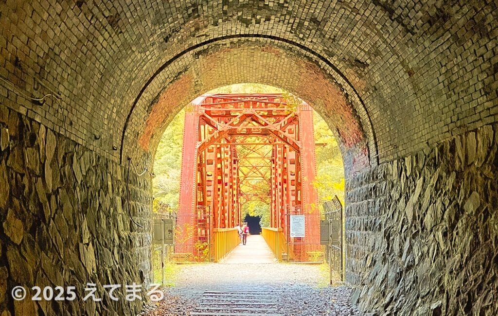 武田尾 秋 トンネル