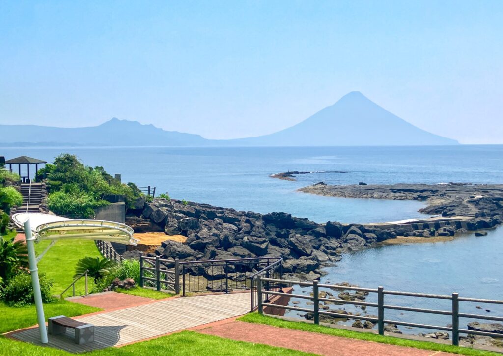 鹿児島 番所鼻自然公園 開聞岳