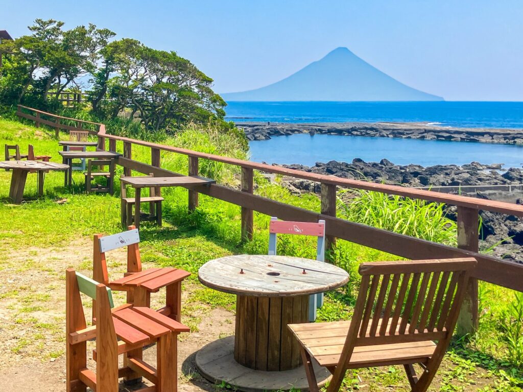 指宿 番所鼻自然公園 開聞岳 薩摩富士