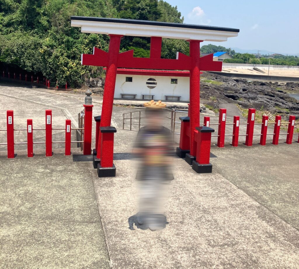 指宿 釜蓋神社 パワースポット 釜蓋願掛け