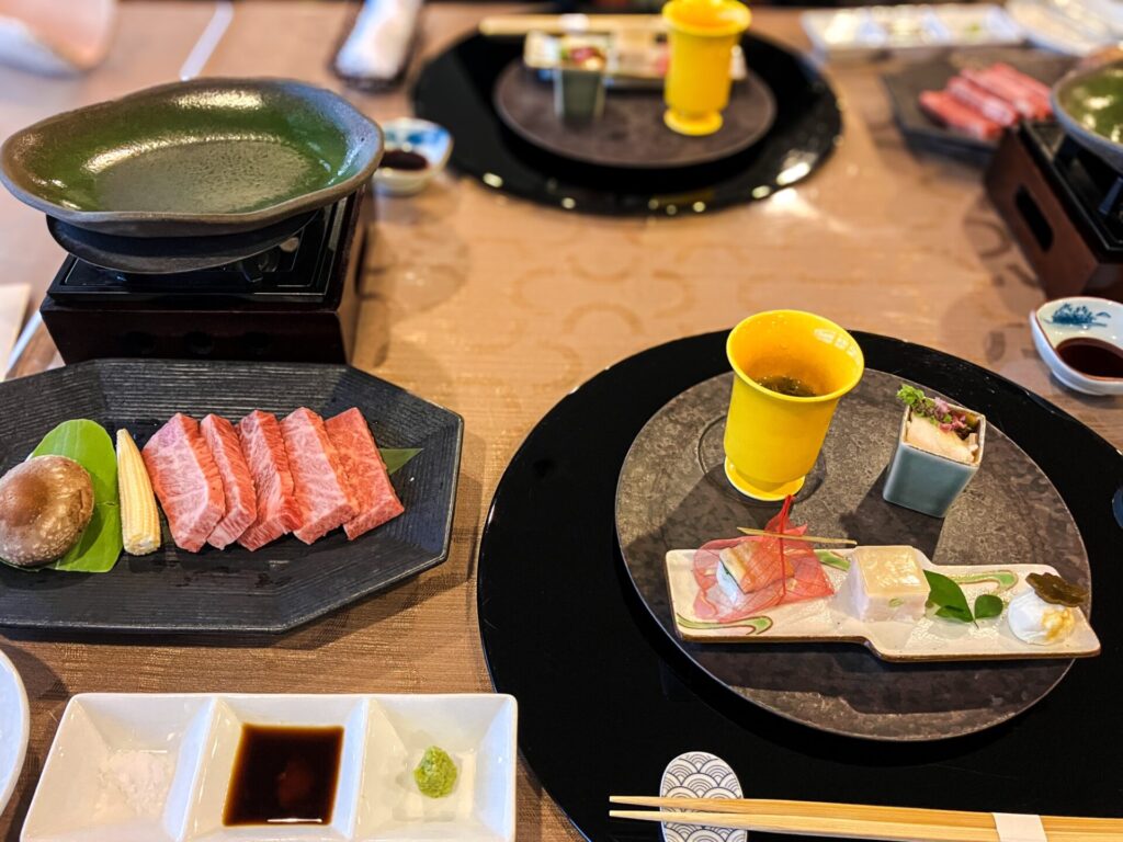 指宿フェニックスホテル 薩摩ブランド牛 陶板焼き会席